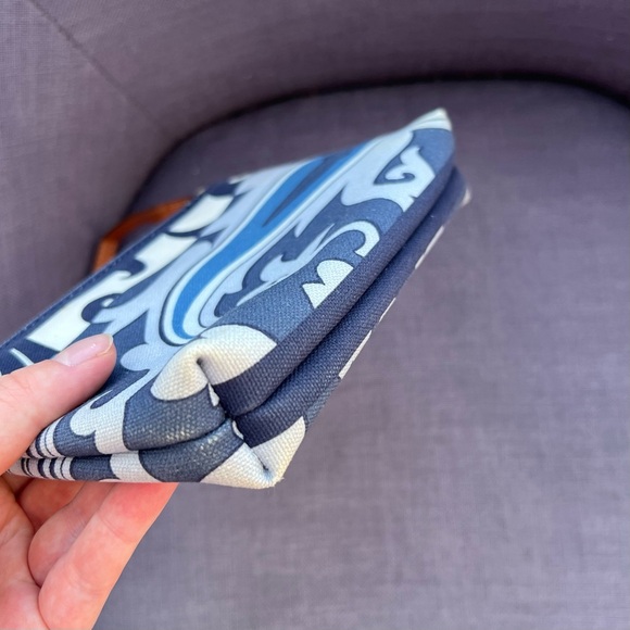 Rare Etro Shoulder Bag Leather Canvas Multicolor - Picture 5 of 10